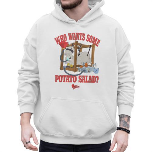 American Dad Who Wants Some Potato Salad Roger Cartoon Men Hoodie - Father's Day Fun