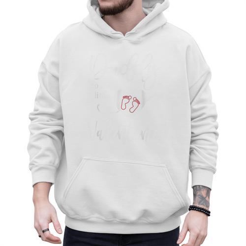 Baby Reveal Valentine Pregnancy Announce Daddy Shirt Men Hoodie - Father's Day Fun