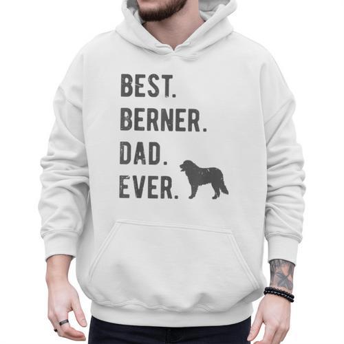 Best Berner Dad Ever Bernese Mountain Dog Lovers Dad Men Men Hoodie - Father's Day Fun