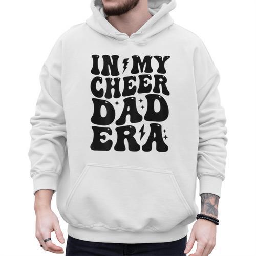 In My Cheer Dad Era Cheerleader Dad Sports Groovy Men Hoodie - Father's Day Fun