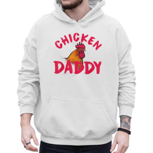 Chicken Dad Rooster Daddy Farmer Men Hoodie - Father's Day Fun
