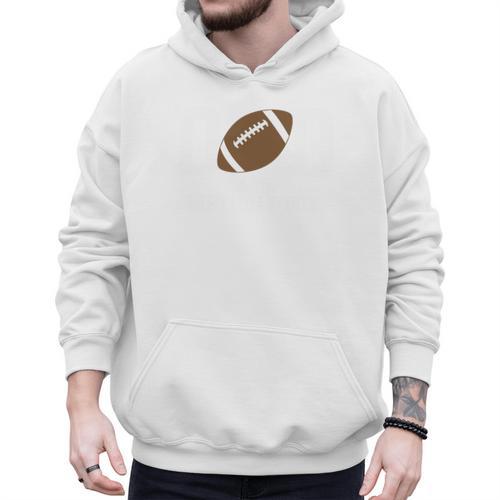 Dad Of The Birthday Boy Football Lover First Birthday Party Men Hoodie - Father's Day Fun