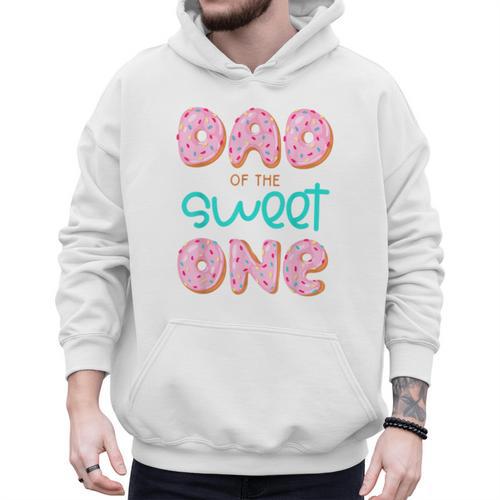 Dad Sweet One 1st First Birthday Matching Family Donut Men Hoodie - Father's Day Fun