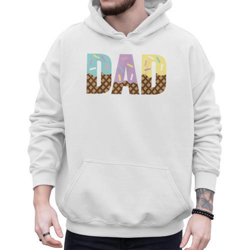 Dad Of The Sweet One Ice Cream 1st First Family Father's Day Men Hoodie - Father's Day Fun