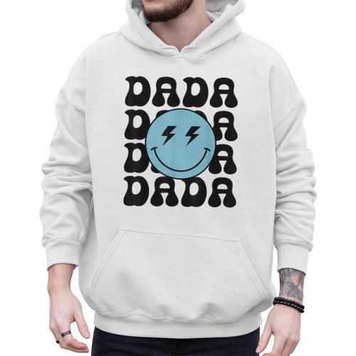 Dada One Happy Dude 1st Birthday Family Matching Men Hoodie - Father's Day Fun