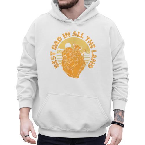 Disney The Lion King Father's Day Best Dad In All The Land Men Hoodie - Father's Day Fun