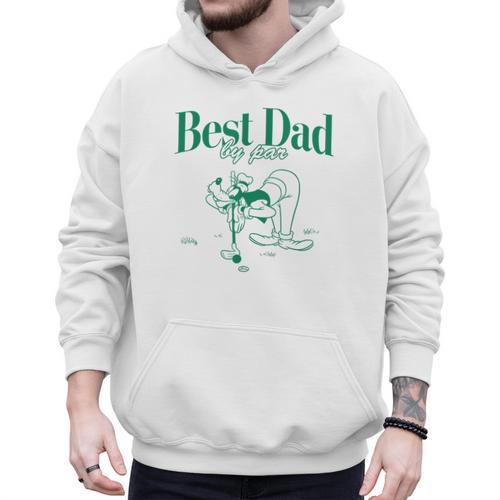 Disney Mickey & Friends Father's Day Best Dad Goofy Big Logo Men Hoodie - Father's Day Fun