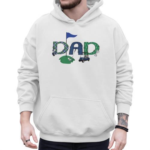 Golf Dad Hole In One Golf First Birthday Boy Party Men Hoodie - Father's Day Fun
