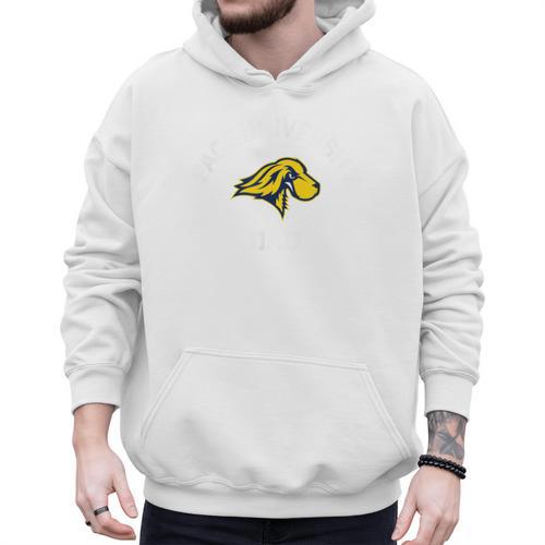 Pace University Setters Arched Dad Men Hoodie - Father's Day Fun