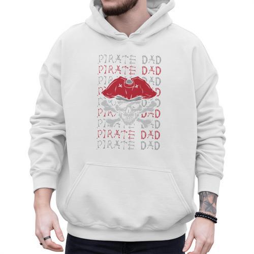 Pirate Dad Skull And Crossbones Tampa Gasparilla Captain Men Hoodie - Father's Day Fun