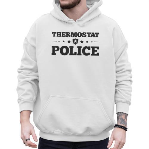 Thermostat Police Fun Dad Fathers Day Men Hoodie - Father's Day Fun