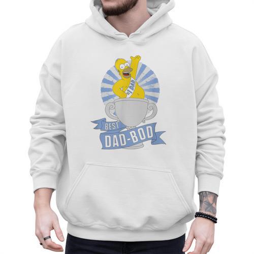 The Simpsons Father's Day Homer Best Dad BOD Men Hoodie - Father's Day Fun