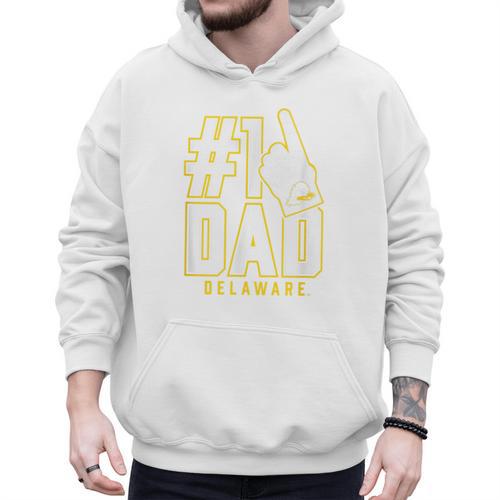 University Of Delaware Blue Hens 1 Dad Men Hoodie - Father's Day Fun