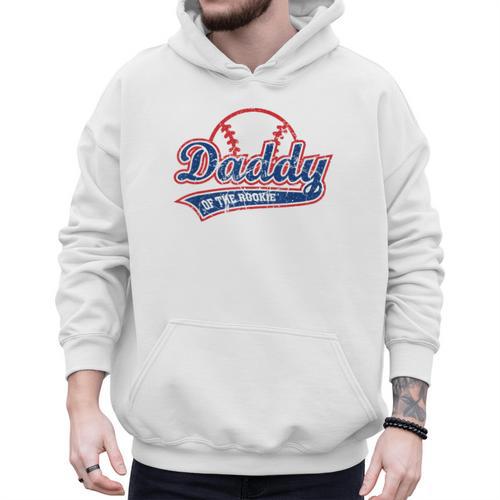 Vintage Baseball Daddy Of The Rookie Men Hoodie - Father's Day Fun