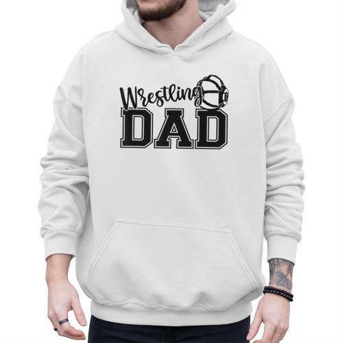 Wrestling Dad Hobby Wrestle Wrestler Martial Arts Father Men Hoodie - Father's Day Fun