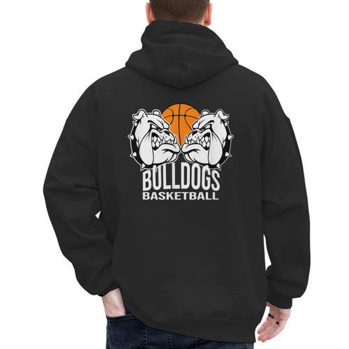 Bulldogs Basketball Shirt Basketball Mom Dad Players Tshirt Men's Hoodie Back Print - Father's Day Fun