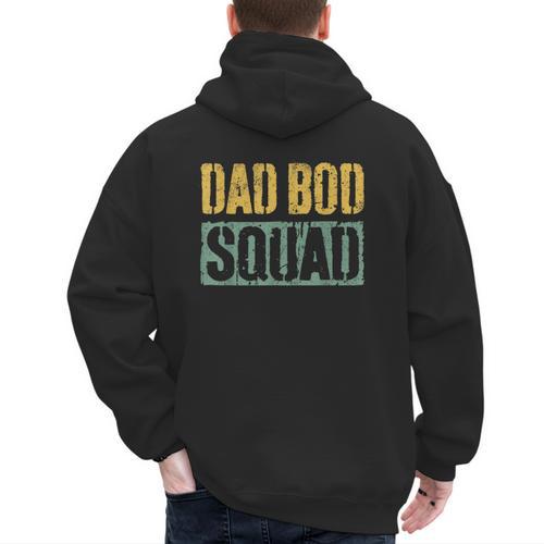 Dad Bod Squad Shirt Men Fathers Day Men's Hoodie Back Print - Father's Day Fun