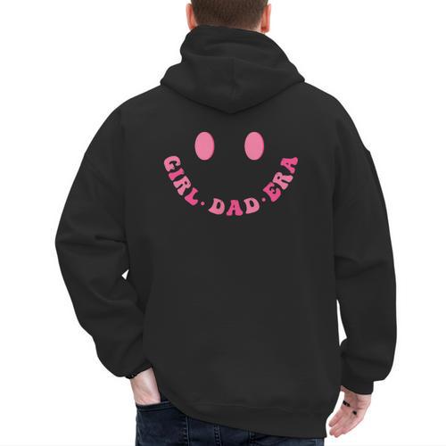 In My Dad Girl Era Tee Fathers Day 2-Sided Men's Hoodie Back Print - Father's Day Fun