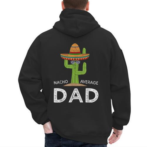 Fun Hilarious Dad Joke Saying Dad Humor Men's Hoodie Back Print - Father's Day Fun