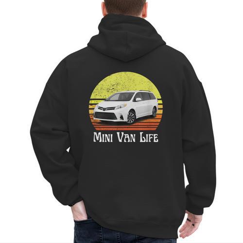 Mini Van Life Soccer Mom Dad Parent For Parents Men's Hoodie Back Print - Father's Day Fun