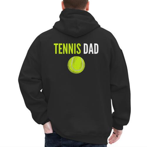 Tennis Dad For Men Tennis Dad Humor Tennis Lover Men's Hoodie Back Print - Father's Day Fun
