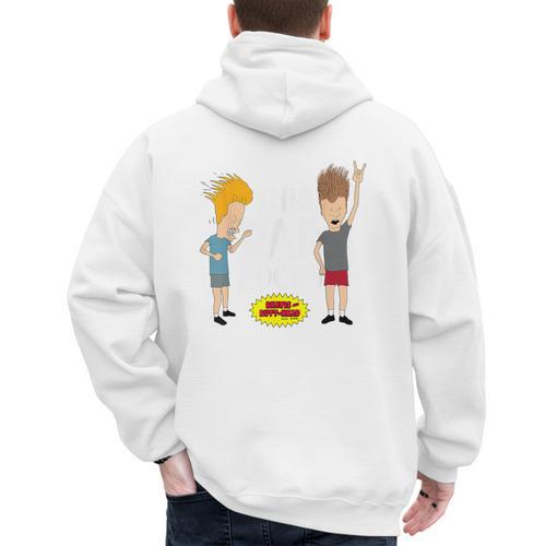 MTV Beavis And Butthead This Dad Rocks Men's Hoodie Back Print - Father's Day Fun