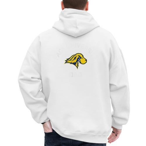 Pace University Setters Arched Dad Men's Hoodie Back Print - Father's Day Fun