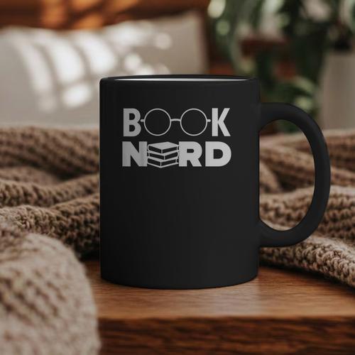 Book Nerd Book Club Bookworm Reading Lover Humor Graphic Print Coffee Mug - Bookorys DE