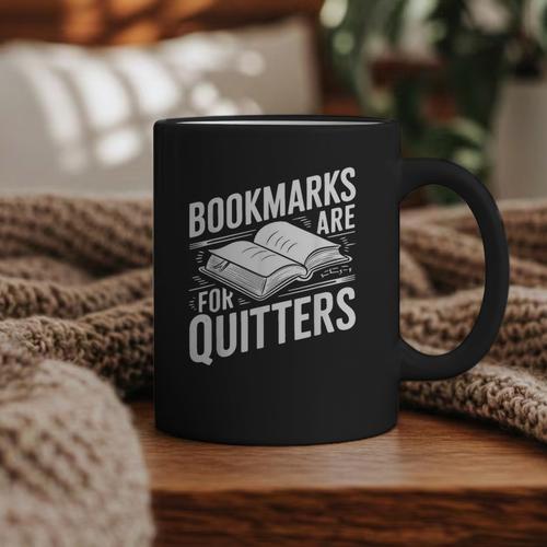 Bookmarks Quote Library Book Reader Graphic Print Coffee Mug - Bookorys AU