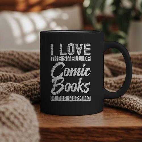 Comic Book Graphic Print Coffee Mug - Bookorys