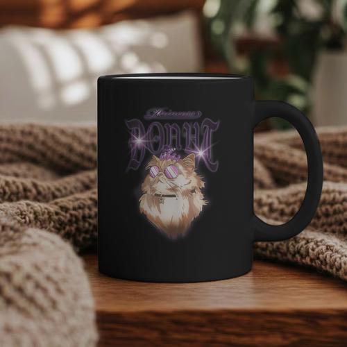 Dungeon Crawler Carl Airbrushed Princess Donut Series Book Graphic Print Coffee Mug - Bookorys