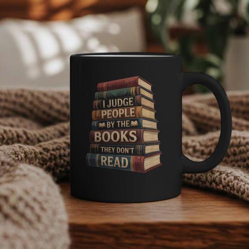 Reading Book Graphic Print Coffee Mug - Bookorys