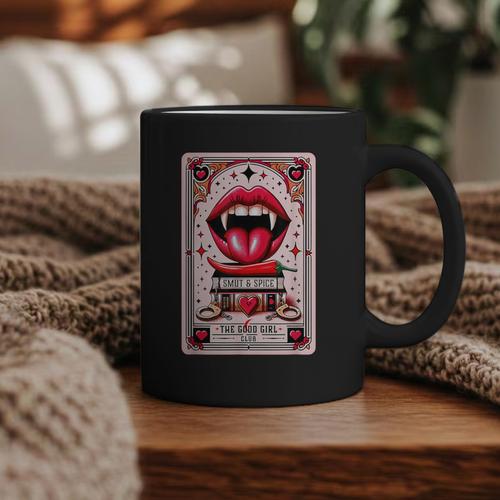 Yes Sir The Good-Girl The Good-Girl Tarot Card Smut Book Graphic Print Coffee Mug - Bookorys