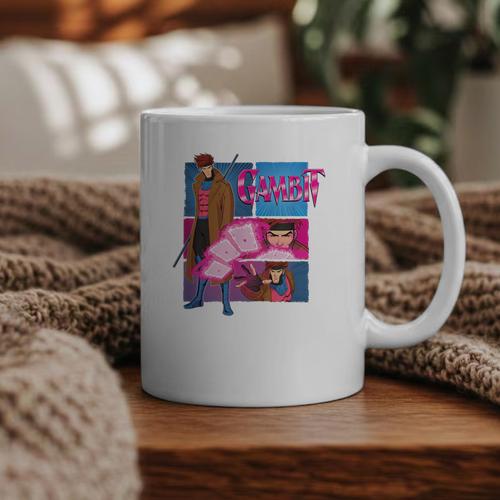 Marvel X-Men '97 Vintage Classic Gambit Comic Book Panels Graphic Print Coffee Mug - Bookorys CA