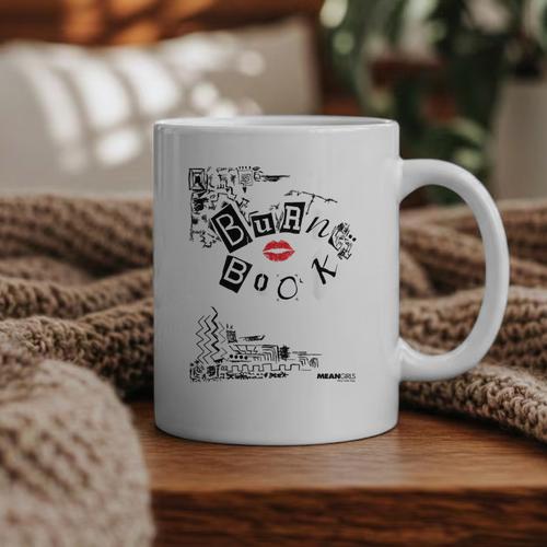 Mean Girls Burn Book Cover Art Graphic Print Coffee Mug - Bookorys DE