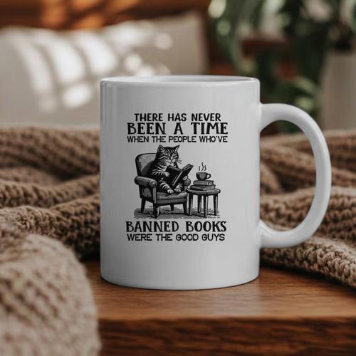 The People Who'Ve Banned Books Were The Good Guys Graphic Print Coffee Mug - Bookorys