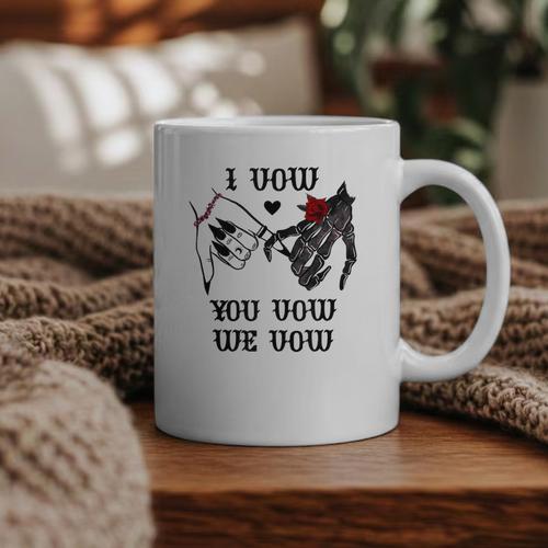I Vow You Vow We Vow Merch Dark Romance Smutty Book Smutt Graphic Print Coffee Mug - Bookorys