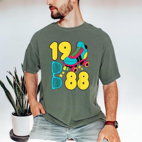 1988 Retro Raised In The 80s Old School Nostalgia Vibes Men's Comfort Colors T-Shirt - Figerry