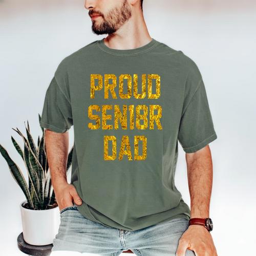 2018 Senior Dad High School Graduation Party SEN18R T Shirt Men's Comfort Colors T-Shirt - Best Gift Smart