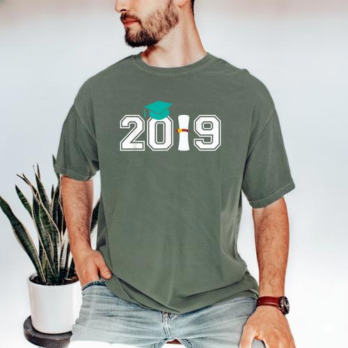 2019 Graduate Graduation Shirt For Senior 2019 Men's Comfort Colors T-Shirt - Best Gift Smart