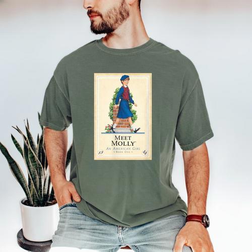 American Girl Meet Molly Book Cover Men's Comfort Colors T-Shirt - Bookorys