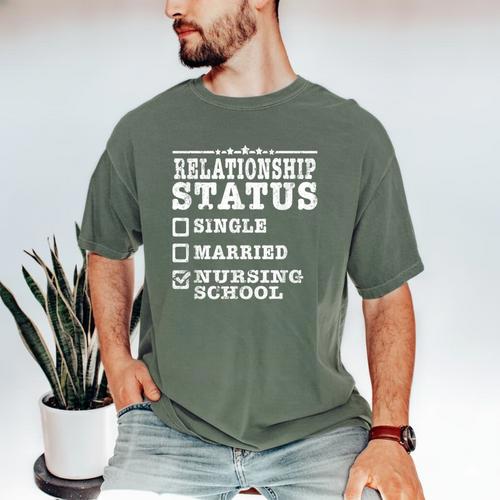 Anti Valentines Day Nursing School Nurse Graduation Shirt Men's Comfort Colors T-Shirt - Best Gift Smart