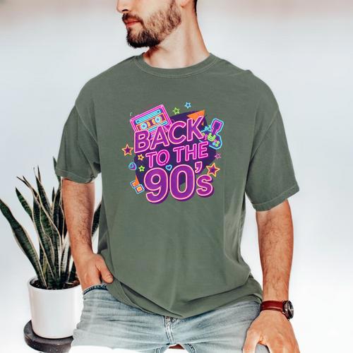 Back To The 90s Retro Nostalgia Men's Comfort Colors T-Shirt - Figerry