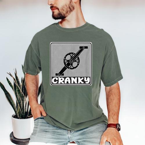 Bicycle DADS Old Guy WHO Ride Bikes BMX Mountain OR Road Men's Comfort Colors T-Shirt - Father's Day Fun