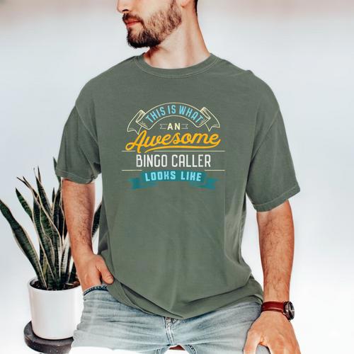 Bingo Caller Shirt Awesome Job Occupation Graduation Men's Comfort Colors T-Shirt - Best Gift Smart