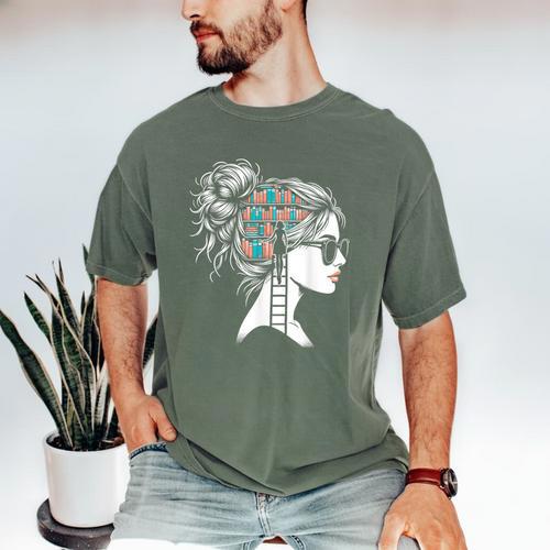Bookworm Book Nerd Librarian Bookish Librarian Men's Comfort Colors T-Shirt - Bookorys