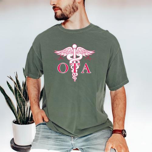 Caduceus Shirt Occupational Therapist Assistant Graduation Men's Comfort Colors T-Shirt - Best Gift Smart