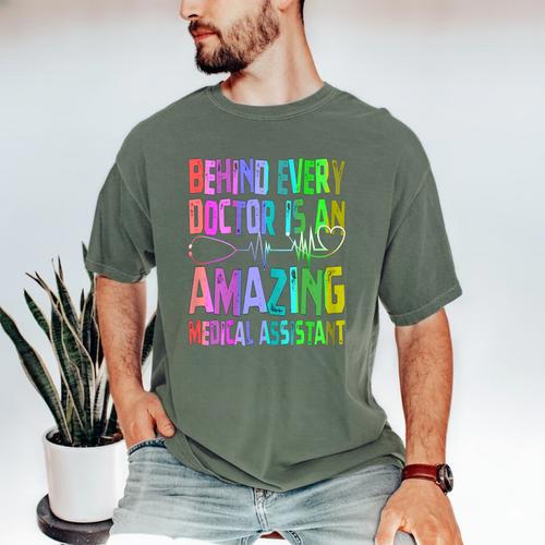 Certified Medical Assistant CMA Graduation Men's Comfort Colors T-Shirt - Best Gift Smart