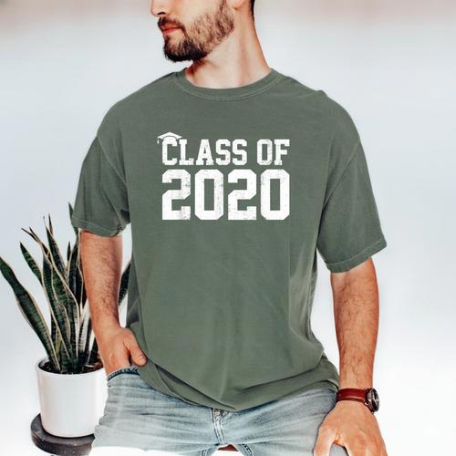 Class Of 2020 Graduation Senior High School College Men's Comfort Colors T-Shirt - Best Gift Smart