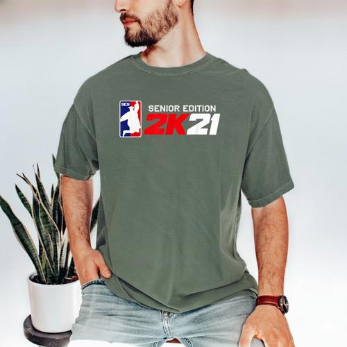 Class Of 2021 Senior Year Gamer Style Graduation For Grad Men's Comfort Colors T-Shirt - Best Gift Smart